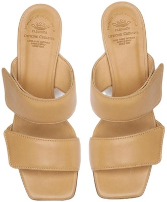 Officine Creative Elsie 皮革 精緻舒適 一字拖鞋 5cm 女款 棕色 Shop Officine Creative Elsie 皮革 精緻舒適 一字拖鞋 5cm 女款 棕色