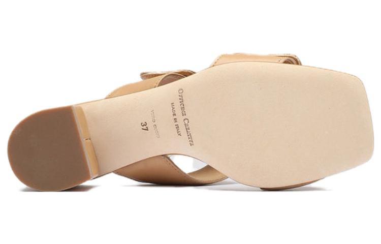 Purchase Officine Creative Elsie 皮革 精緻舒適 一字拖鞋 5cm 女款 棕色