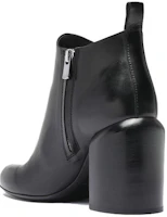 Shop Officine Creative Esther 皮革 圓頭時尚 短靴 9.5cm 女款 黑色