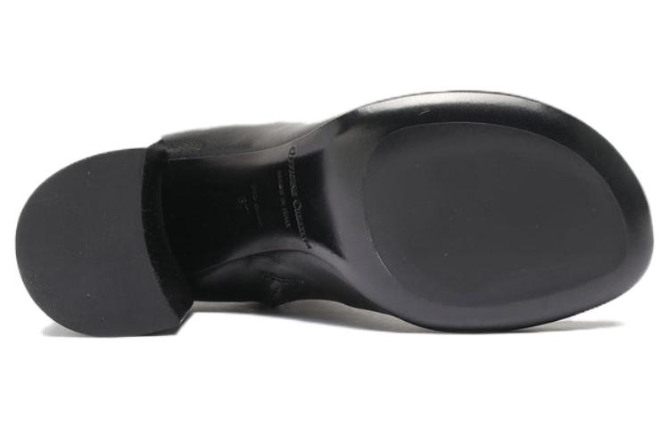 Purchase (W) Officine Creative Esther 黑色真皮短靴 OCDESTH001GUAN21000