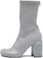 (Women) Officine Creative Esther 'Grey Zip Round-Toe Heeled Ankle Boot' OCDESTH003GUA14H119 (Women) Officine Creative Esther 'Grey Zip Round-Toe Heeled Ankle Boot' OCDESTH003GUA14H119
