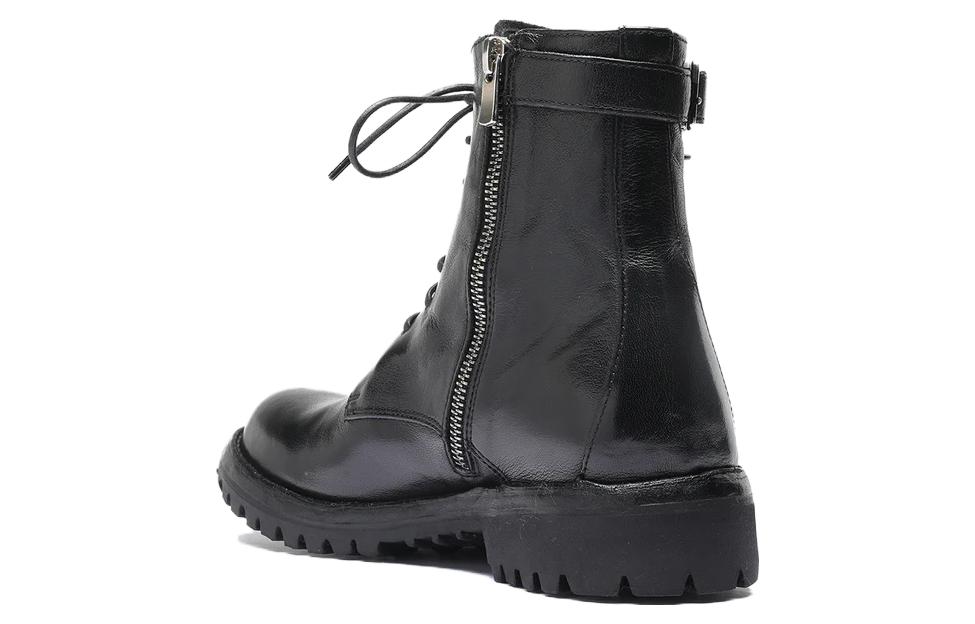 Lookbook (Women) Officine Creative Leather Ankle Boots 'Simple Round Toe Black' OCDLORA001IGNIS1000