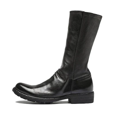 (W) Officine Creative Leather Boot 'Casual Round Toe Brown'