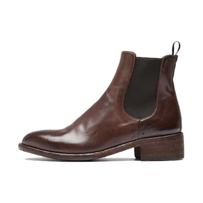 (W) Officine Creative Leather Chelsea Boot 'Punk Brown'