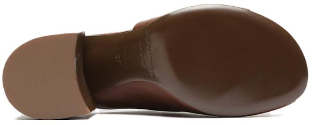 (Women) Officine Creative Leather High-Heel Slide 'Brown Comfort' OCDETHE007BUNAPG202 Purchase (Women) Officine Creative Leather High-Heel Slide 'Brown Comfort' OCDETHE007BUNAPG202