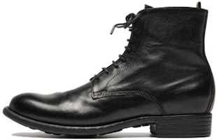 (Women) Officine Creative Leather Lace-Up Ankle Boots 'Black Fashion' OCDCAXT002IGNIS1000 (Women) Officine Creative Leather Lace-Up Ankle Boots 'Black Fashion' OCDCAXT002IGNIS1000