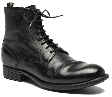 (W) Botas Negras de Cuero con Cordones Officine Creative para Hombre. OCDCAXT002IGNIS1000 Order (W) Botas Negras de Cuero con Cordones Officine Creative para Hombre. OCDCAXT002IGNIS1000