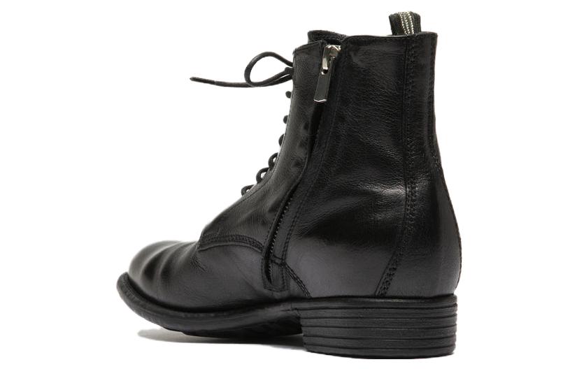 Shop (W) Botas Negras de Cuero con Cordones Officine Creative para Hombre. OCDCAXT002IGNIS1000