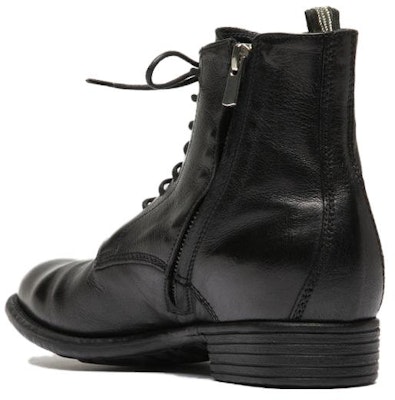 (W) Botas Negras de Cuero con Cordones Officine Creative para Hombre. OCDCAXT002IGNIS1000 Shop (W) Botas Negras de Cuero con Cordones Officine Creative para Hombre. OCDCAXT002IGNIS1000