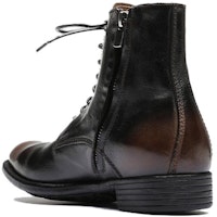 (W) オフィチーネクリエイティブ 黒革ラウンドトゥブーツ OCDCAXT002IGN18D118 Shop (W) オフィチーネクリエイティブ 黒革ラウンドトゥブーツ OCDCAXT002IGN18D118