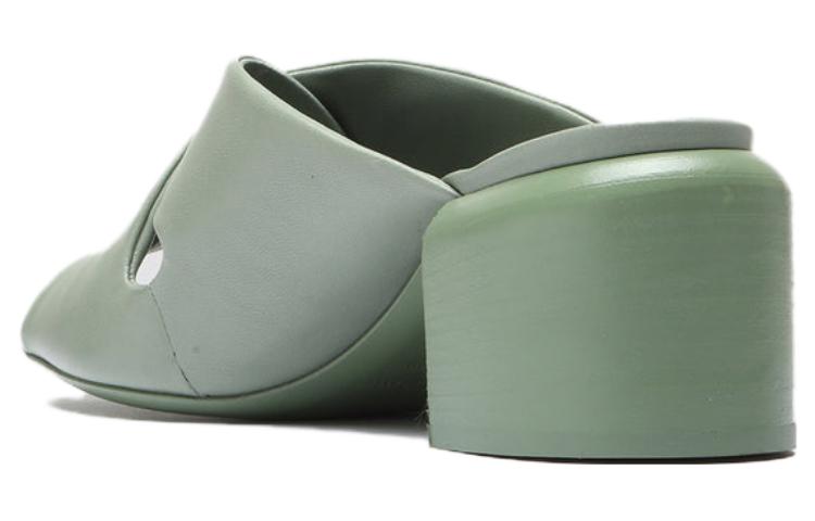 Lookbook (W) (女性用) Officine Creative レザーミュール 'グリーンコンフォート' OCDETHE012GUANT3040 OCDETHE012GUANT3040