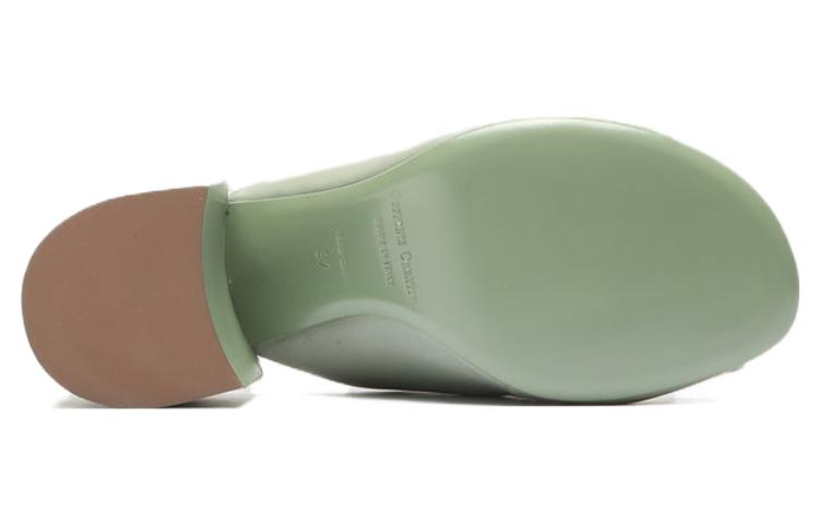 Purchase (W) (女性用) Officine Creative レザーミュール 'グリーンコンフォート' OCDETHE012GUANT3040 OCDETHE012GUANT3040