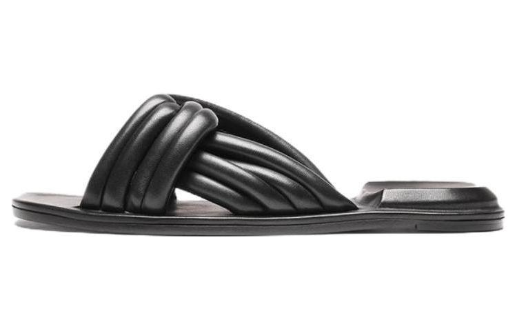 (Women) Officine Creative Leather Slide 'Comfort Casual Black' OCDCYBI004GUAN91000