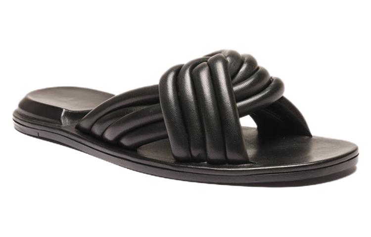 Order (Women) Officine Creative Leather Slide 'Comfort Casual Black' OCDCYBI004GUAN91000