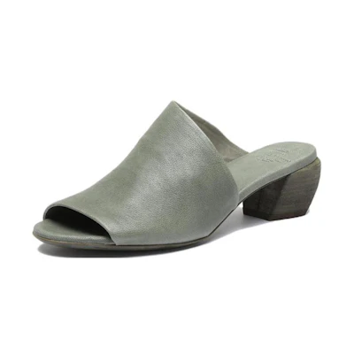(W) Officine Creative Leather Slide 'Seagrass'