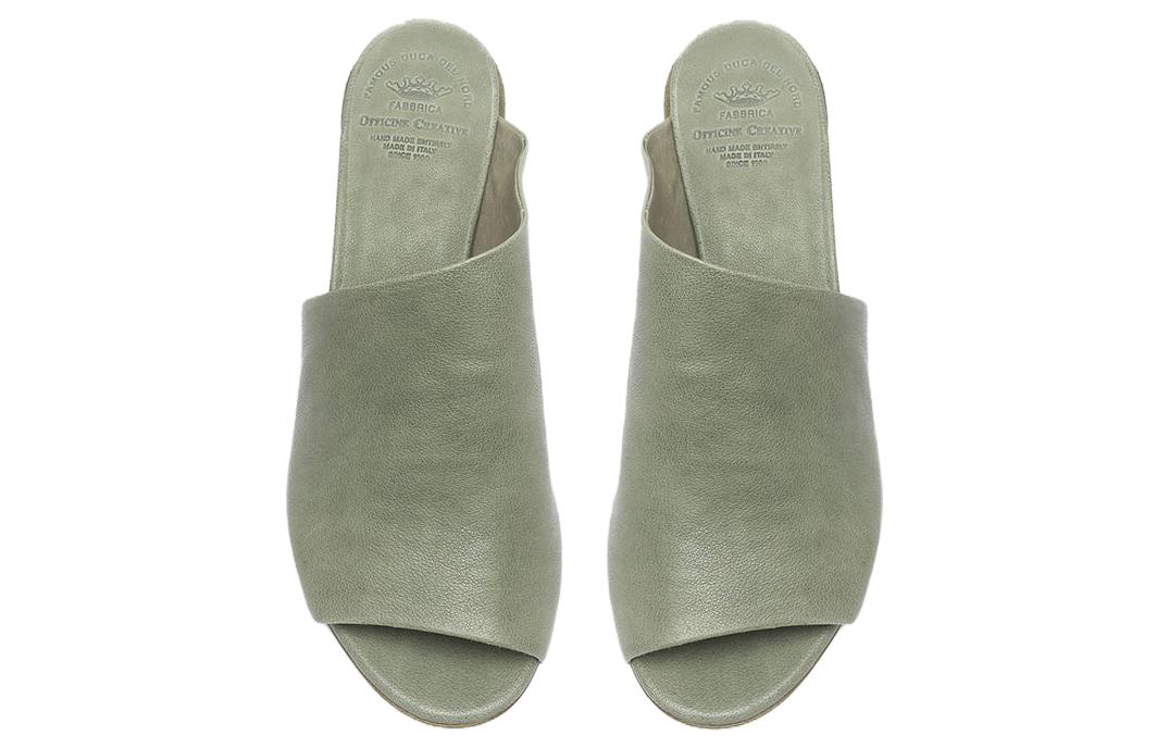 (W) Officine Creative Leather Slide 'Seagrass' 圖 4