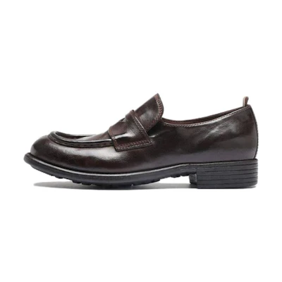 (W) Officine Creative Leather Slip-On 'Brown'