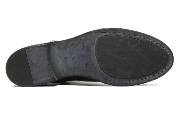 (W) Officine Creative Leather Zip Ankle Boots 'Black' 圖 4