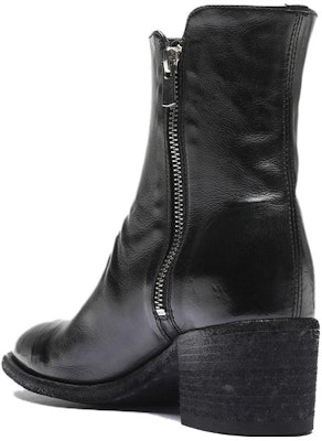 (Women) Officine Creative Leather Zippered Round Toe High Heel Ankle Boot 'Black' OCDDENN103IGNIS1000 Shop (Women) Officine Creative Leather Zippered Round Toe High Heel Ankle Boot 'Black' OCDDENN103IGNIS1000