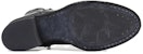 (W) But Ankle Kulit Officine Creative Bertumit Tinggi Hujung Bulat Berzip 'Hitam' OCDDENN103IGNIS1000