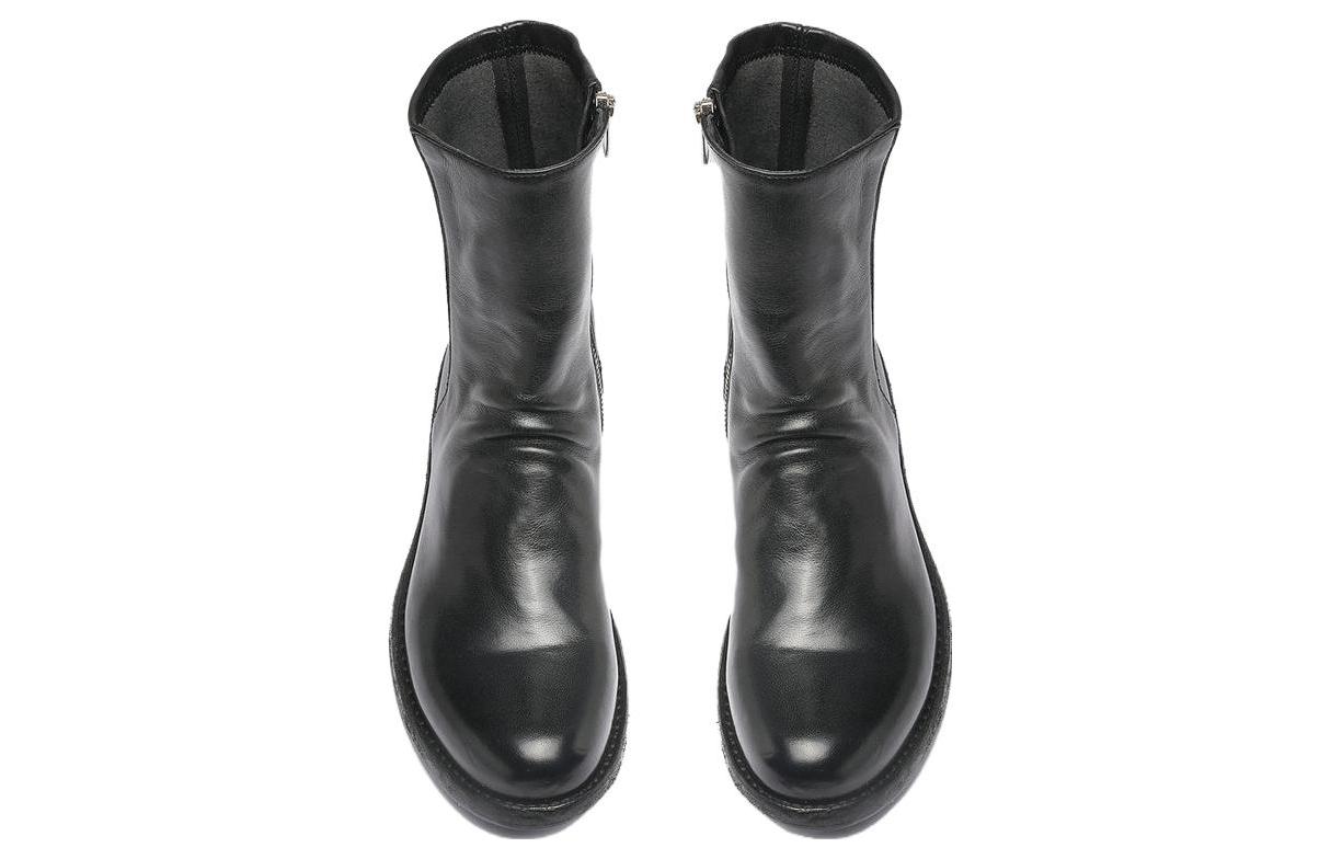(W) Officine Creative Legrand 'Black Leather Casual Boot' 圖 3