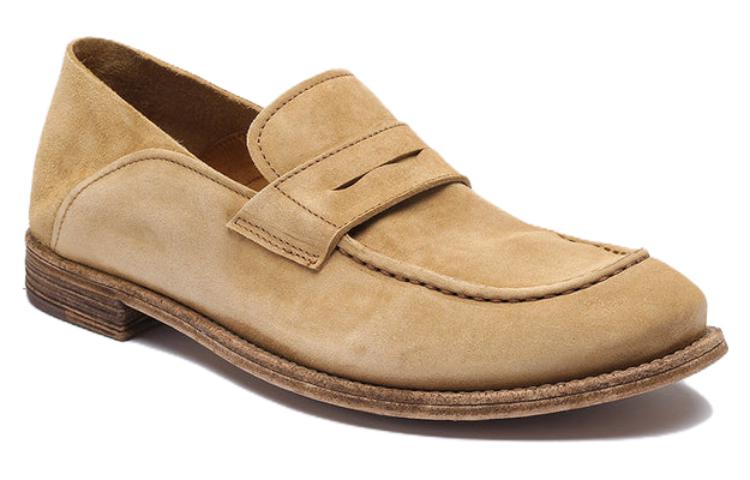 Lookbook Officine Creative 絨面 舒適休閒 樂福鞋 女款 杏仁色