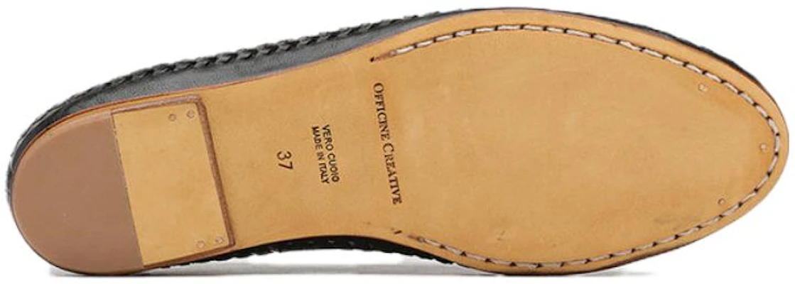 (W) Officine Creative Loafer 'Hitam Anyam Nyaman' OCDBESS002HORLV1000 Purchase (W) Officine Creative Loafer 'Hitam Anyam Nyaman' OCDBESS002HORLV1000