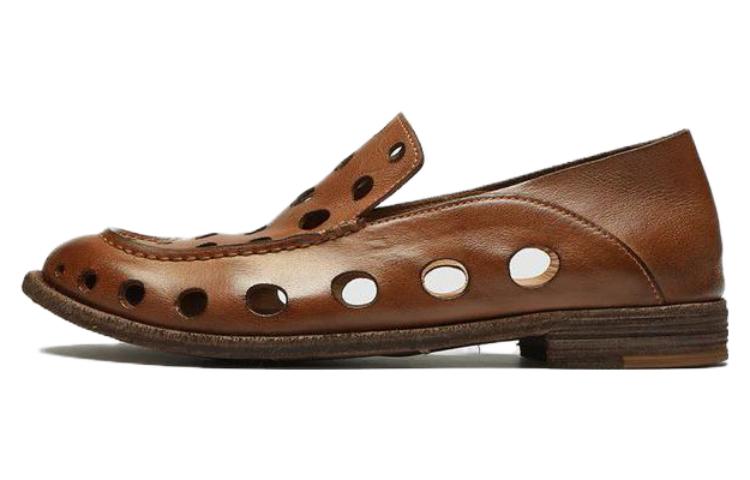 (Women) Officine Creative Loafer 'Fashion Round Toe Brown' OCDLEXI542IGN09E271