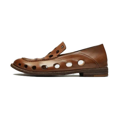 (W) Officine Creative Loafer 'Fashion Round Toe Brown'