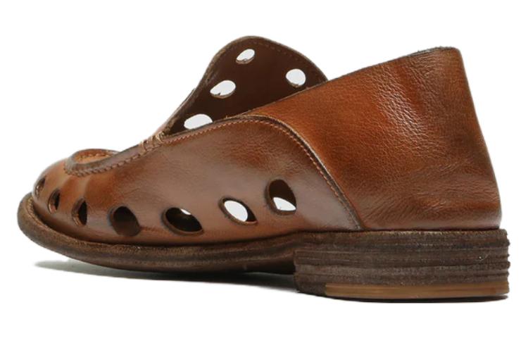 Lookbook (W) Officine Creative 圆头时尚棕色乐福鞋 OCDLEXI542IGN09E271