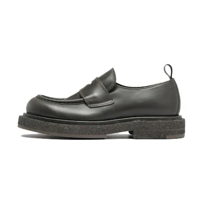 (W) Officine Creative Loafer 'Green Slip-On'