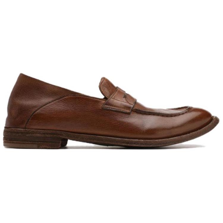 Order (W) 오피치네 크리에이티브 심플 브라운 로퍼 (Officine Creative Simple Brown Loafer) OCDLEXI516IGN09I204