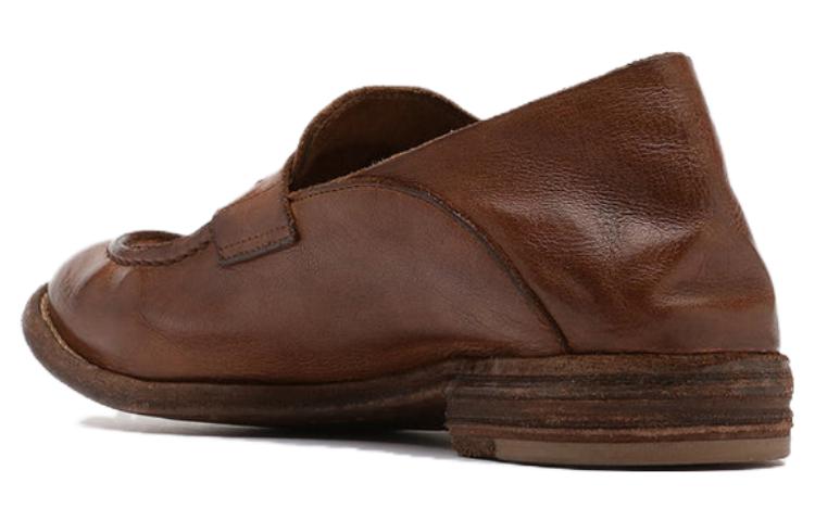 Shop (W) 오피치네 크리에이티브 심플 브라운 로퍼 (Officine Creative Simple Brown Loafer) OCDLEXI516IGN09I204