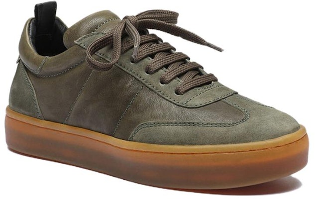 (Women) Officine Creative Low-Top Leather Sneakers 'Military Green' OCDKOMI101OLIV1D393 Order (Women) Officine Creative Low-Top Leather Sneakers 'Military Green' OCDKOMI101OLIV1D393