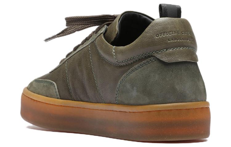 Shop (W) Officine Creative 低帮皮革运动鞋 '军绿色' OCDKOMI101OLIV1D393