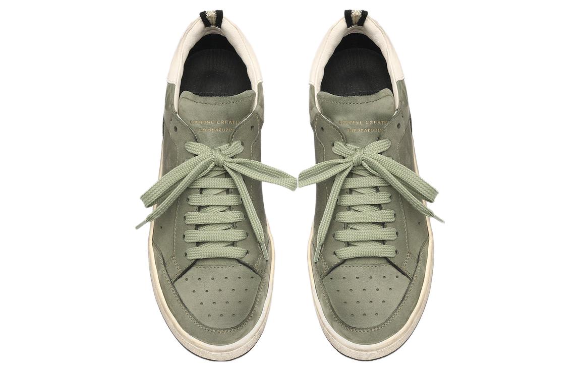 Shop (Women) Officine Creative Low-Top Sneaker 'Green and White' OCDKAEE106SOFN1Q577