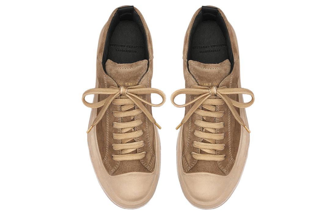 Shop (W) Officine Creative Sepatu Low Top 'Coklat Suede' OCDMES0105FRI54E268