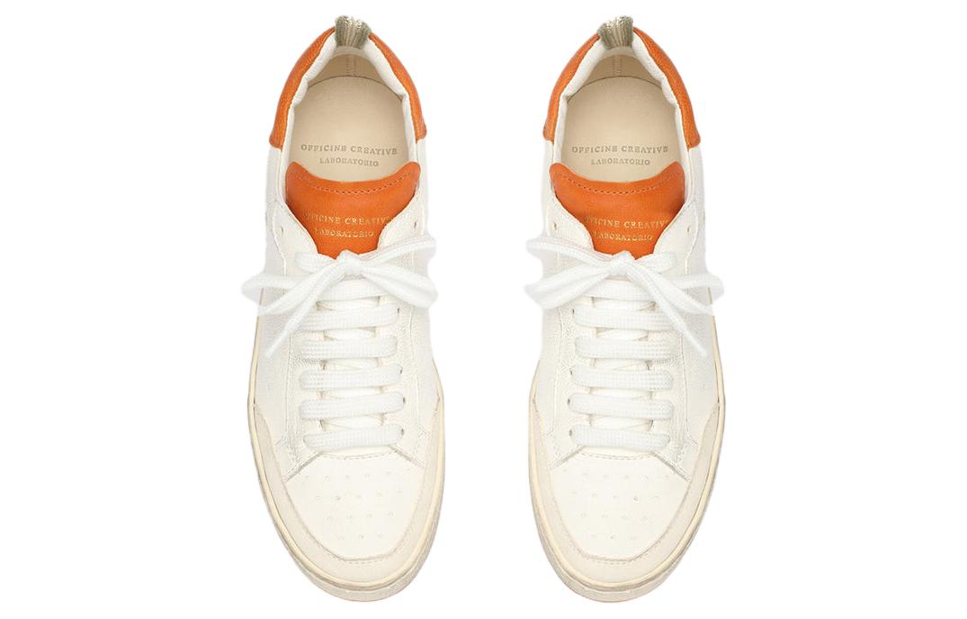 Shop (Women) Officine Creative Low Top 'White Orange' OCDKAEE105GIA16B114