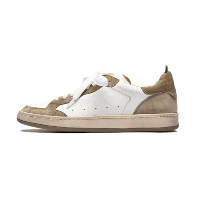 (W) Officine Creative Low Top Sneaker 'White Brown'