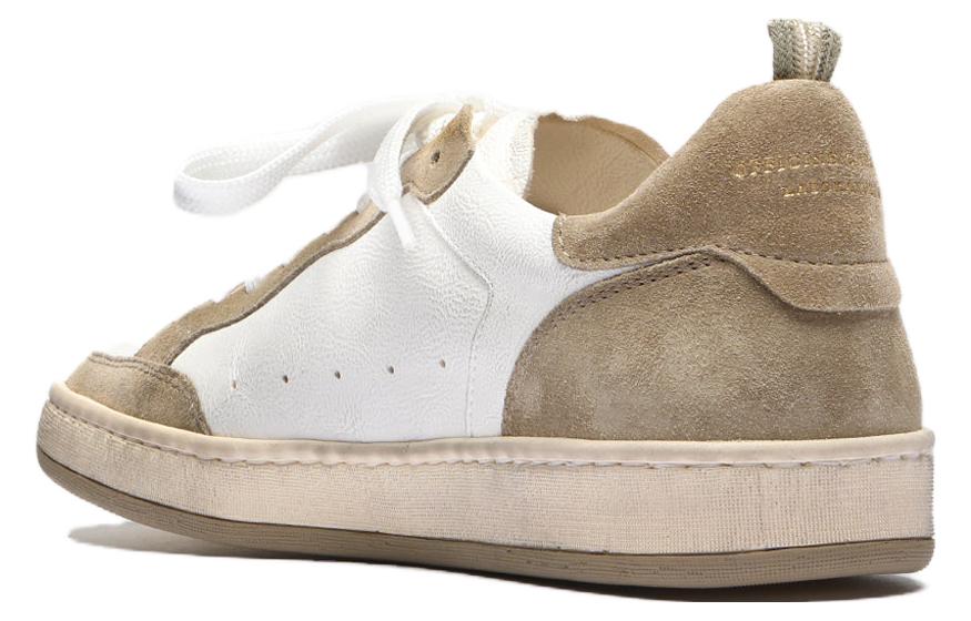 Lookbook (Women) Officine Creative Low Top Sneaker 'White Brown' OCDKAEE105LIC51S535