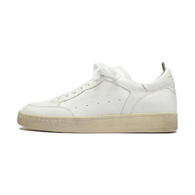 (W) Officine Creative Magic 'White Leather Low-Top'