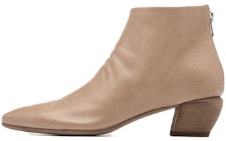 (Women) Officine Creative Sally 'Grey-Brown Leather Zip-up Chunky Heel Ankle Boot' OCDSALL001IGNISL230 (Women) Officine Creative Sally 'Grey-Brown Leather Zip-up Chunky Heel Ankle Boot' OCDSALL001IGNISL230