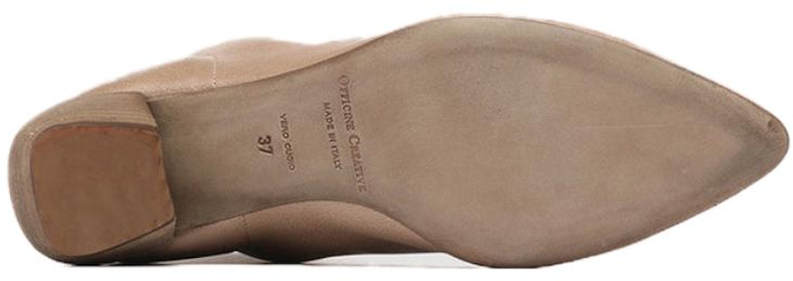 (Women) Officine Creative Sally 'Grey-Brown Leather Zip-up Chunky Heel Ankle Boot' OCDSALL001IGNISL230 Purchase (Women) Officine Creative Sally 'Grey-Brown Leather Zip-up Chunky Heel Ankle Boot' OCDSALL001IGNISL230