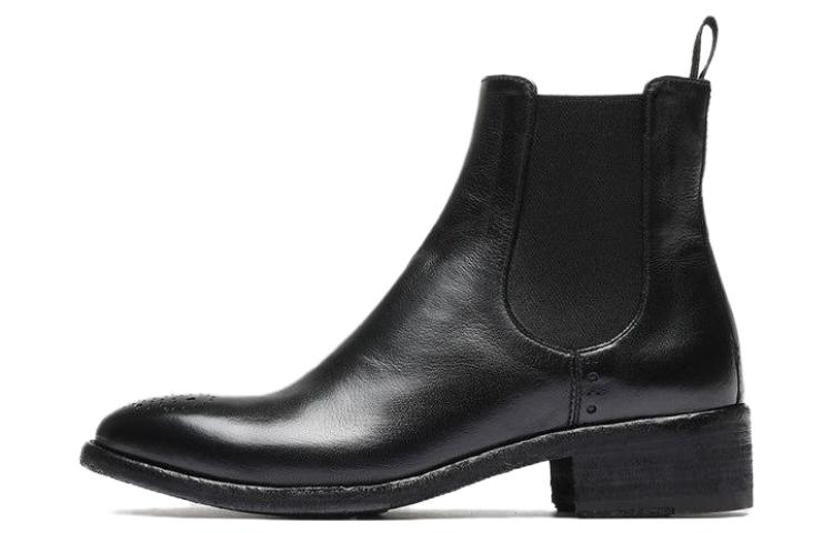 Buy (W) 奥菲辛创意Seline切尔西靴"黑色舒适" OCDSELI002IGNIS1000