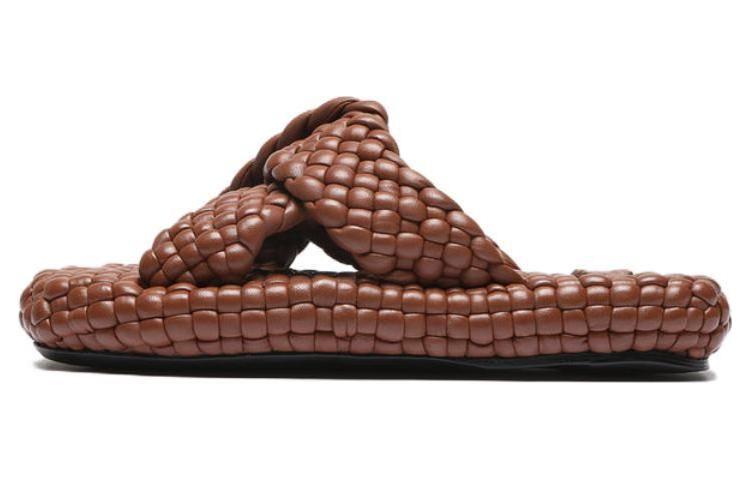 (Women) Officine Creative Slide 'Versatile Fashion Brown' OCDWILW001IPUFFM208