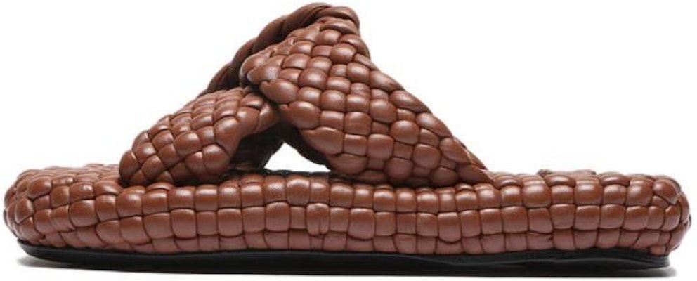 Officine Creative 皮革 百搭時尚 一字拖鞋 女款 棕色 Buy Officine Creative 皮革 百搭時尚 一字拖鞋 女款 棕色