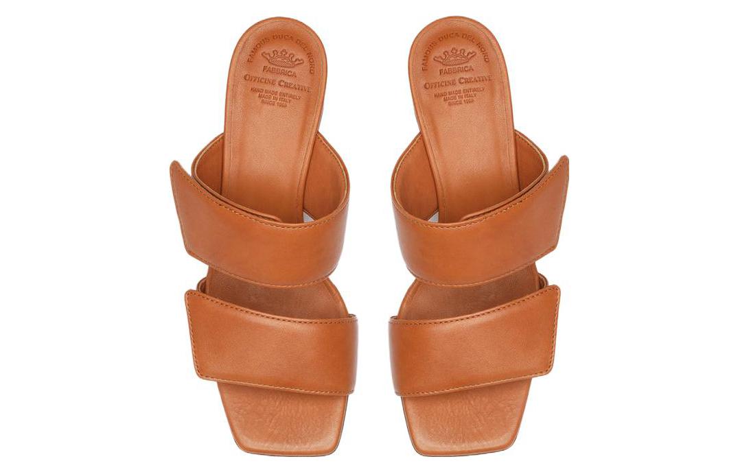 Shop (W) Sandal Selipar Officine Creative 'Brown Comfort' OCDELSI006BUNAPE271