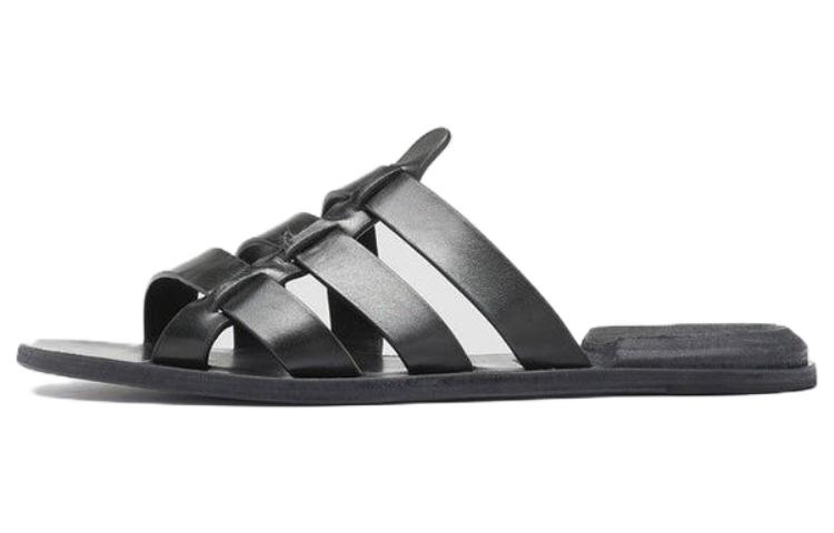 Buy (W) (女性用) オフィチーネ・クリエイティブ スリッポン 'ブラックレザー' OCDCONT101NAPPH1000