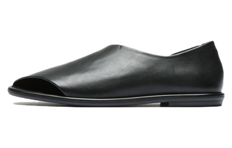(W) Officine Creative Slip-On Open-Toe Casual 'Black'