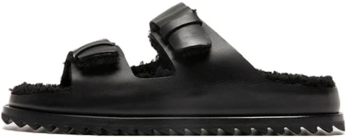 (Women) Officine Creative Street Slide 'Black Leather' OCDPELH012BUTTE1000 (Women) Officine Creative Street Slide 'Black Leather' OCDPELH012BUTTE1000